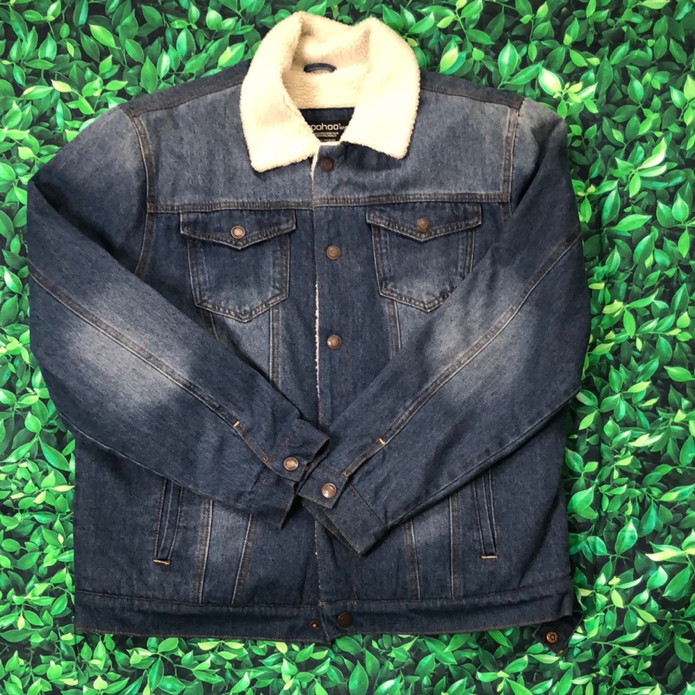 Boohoo lined denim jacket